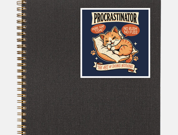 Procrastinator Cat
