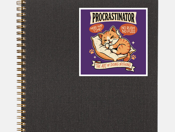 Procrastinator Cat