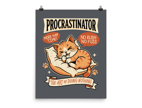 Procrastinator Cat