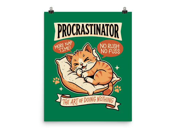 Procrastinator Cat