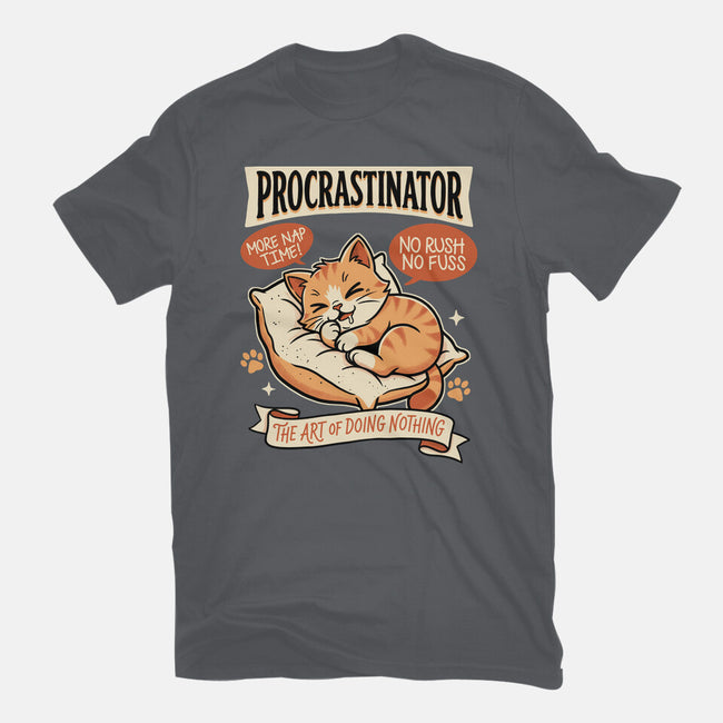 Procrastinator Cat-Mens-Heavyweight-Tee-P1yu5h