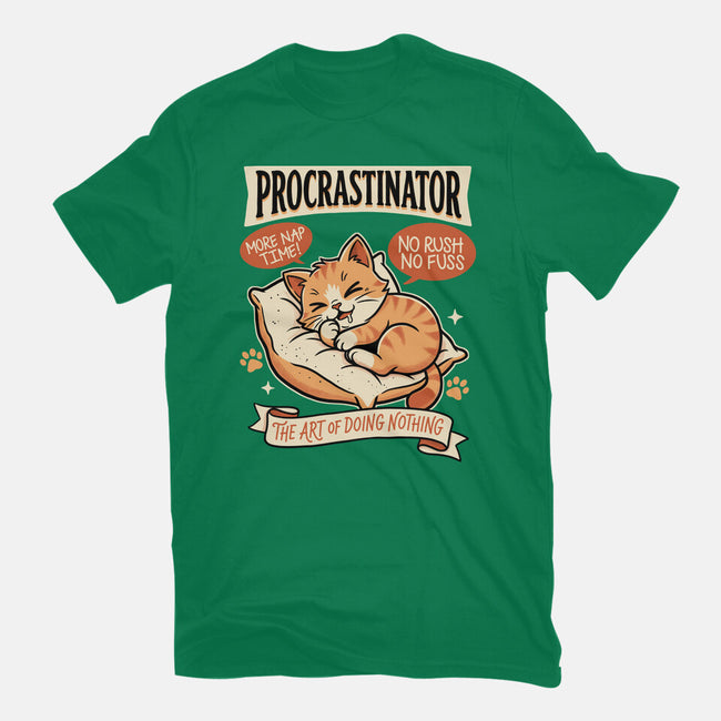 Procrastinator Cat-Unisex-Basic-Tee-P1yu5h