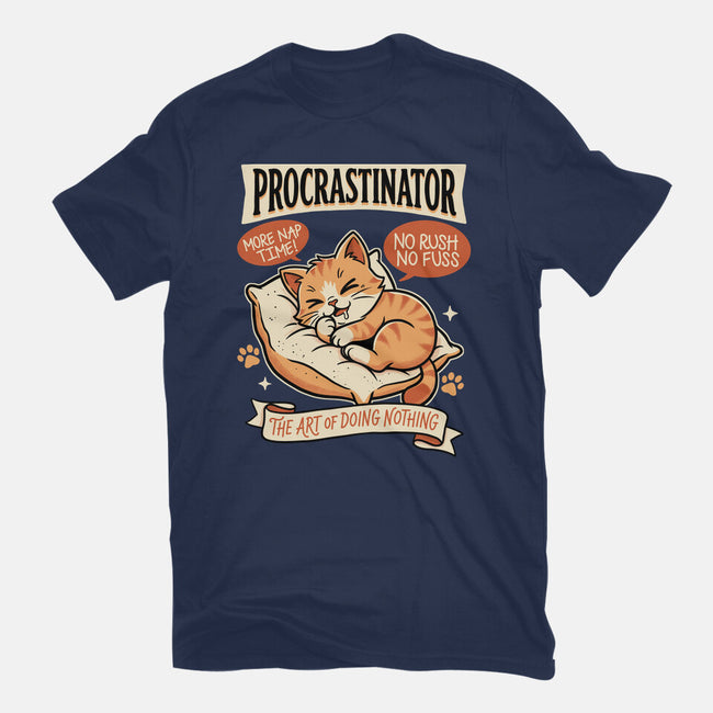 Procrastinator Cat-Unisex-Basic-Tee-P1yu5h