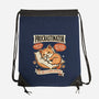 Procrastinator Cat-None-Drawstring-Bag-P1yu5h