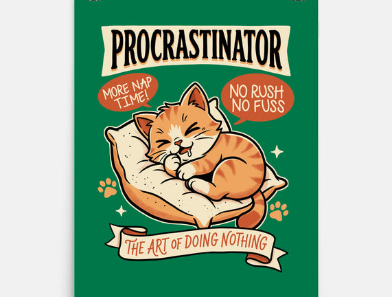 Procrastinator Cat