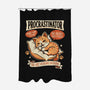 Procrastinator Cat-None-Polyester-Shower Curtain-P1yu5h