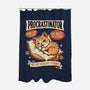 Procrastinator Cat-None-Polyester-Shower Curtain-P1yu5h