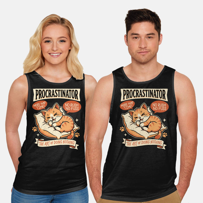 Procrastinator Cat-Unisex-Basic-Tank-P1yu5h