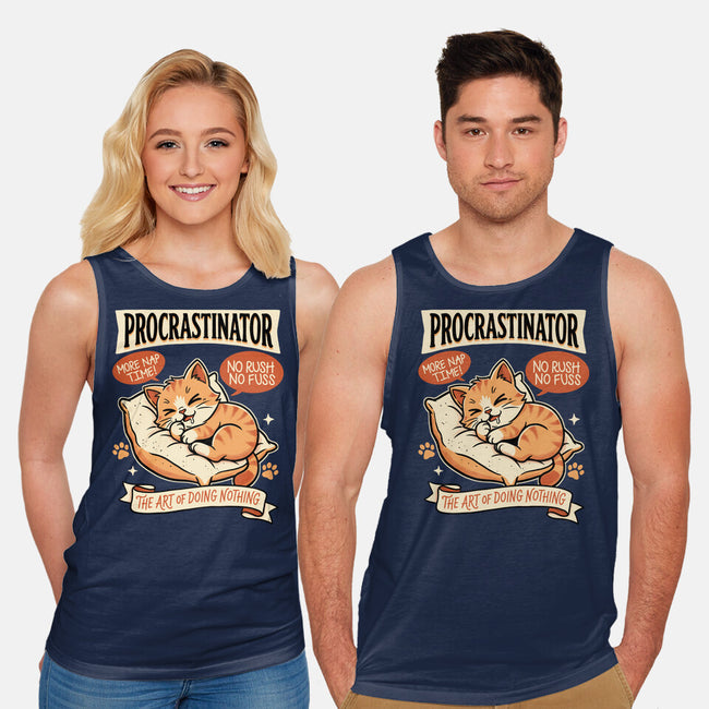 Procrastinator Cat-Unisex-Basic-Tank-P1yu5h