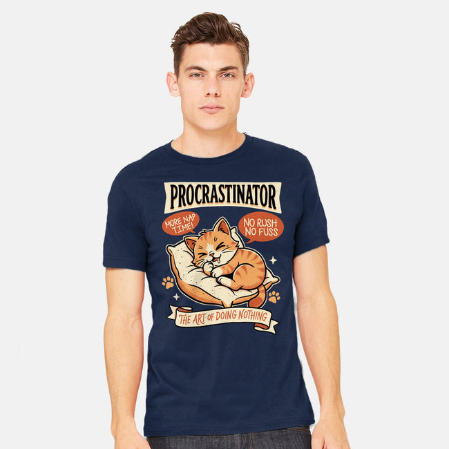 Procrastinator Cat-Mens-Heavyweight-Tee-P1yu5h