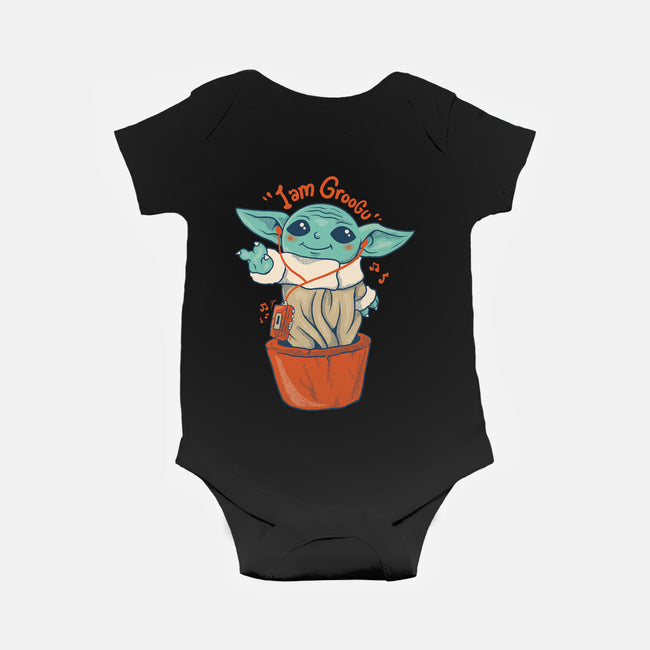 I Am Groogu-Baby-Basic-Onesie-spoilerinc
