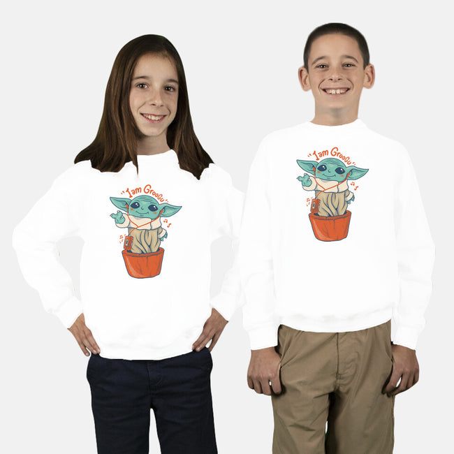 I Am Groogu-Youth-Crew Neck-Sweatshirt-spoilerinc
