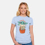 I Am Groogu-Womens-Fitted-Tee-spoilerinc