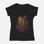 Last Spark Of Light-Womens-V-Neck-Tee-Estudio Horta