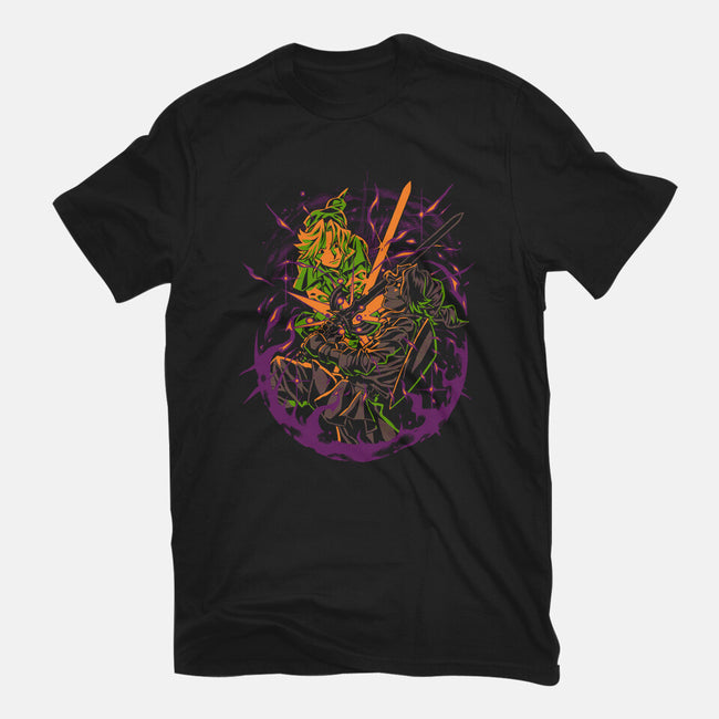 Last Spark Of Light-Womens-Fitted-Tee-Estudio Horta