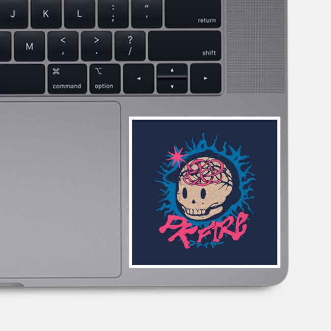 PK Fire-None-Glossy-Sticker-ilustrata