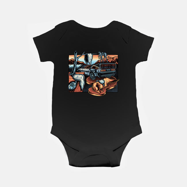 The Persistence Of Time Travel-Baby-Basic-Onesie-glitchygorilla