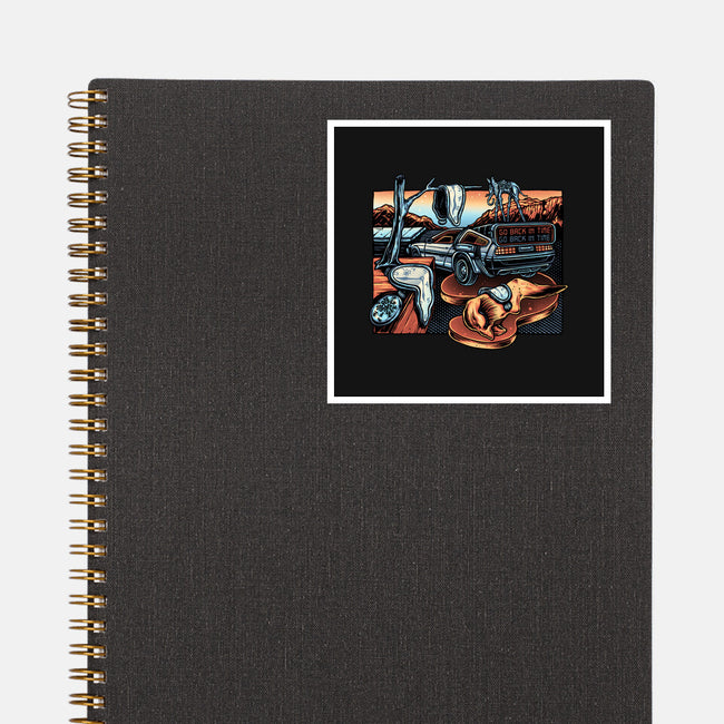 The Persistence Of Time Travel-None-Glossy-Sticker-glitchygorilla