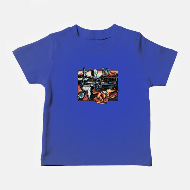 The Persistence Of Time Travel-Baby-Basic-Tee-glitchygorilla