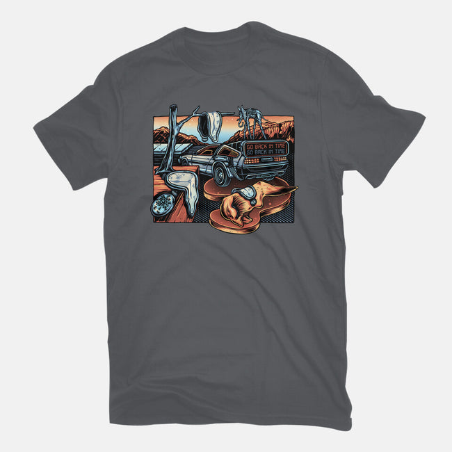 The Persistence Of Time Travel-Womens-Fitted-Tee-glitchygorilla