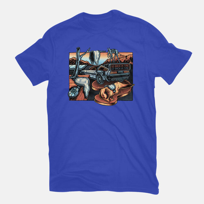 The Persistence Of Time Travel-Womens-Basic-Tee-glitchygorilla