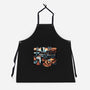 The Persistence Of Time Travel-Unisex-Kitchen-Apron-glitchygorilla