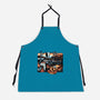 The Persistence Of Time Travel-Unisex-Kitchen-Apron-glitchygorilla