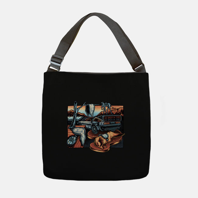 The Persistence Of Time Travel-None-Adjustable Tote-Bag-glitchygorilla