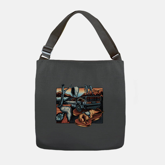 The Persistence Of Time Travel-None-Adjustable Tote-Bag-glitchygorilla