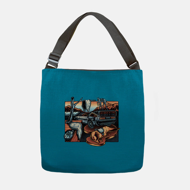 The Persistence Of Time Travel-None-Adjustable Tote-Bag-glitchygorilla
