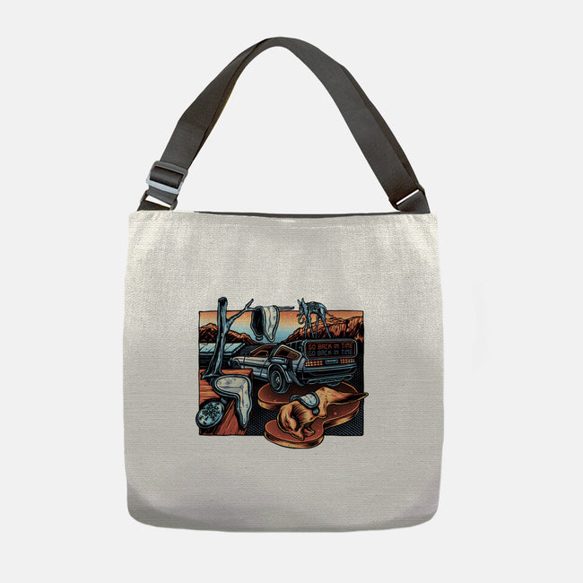 The Persistence Of Time Travel-None-Adjustable Tote-Bag-glitchygorilla