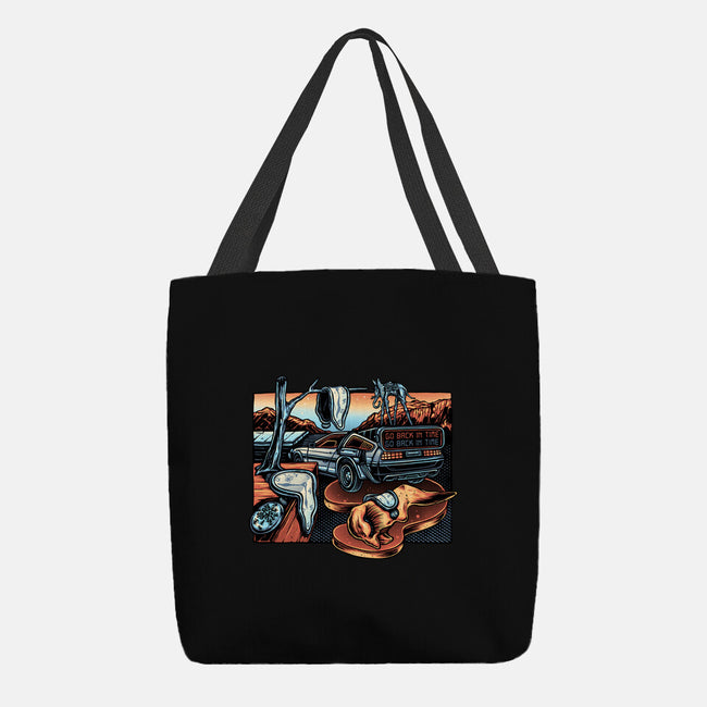 The Persistence Of Time Travel-None-Basic Tote-Bag-glitchygorilla