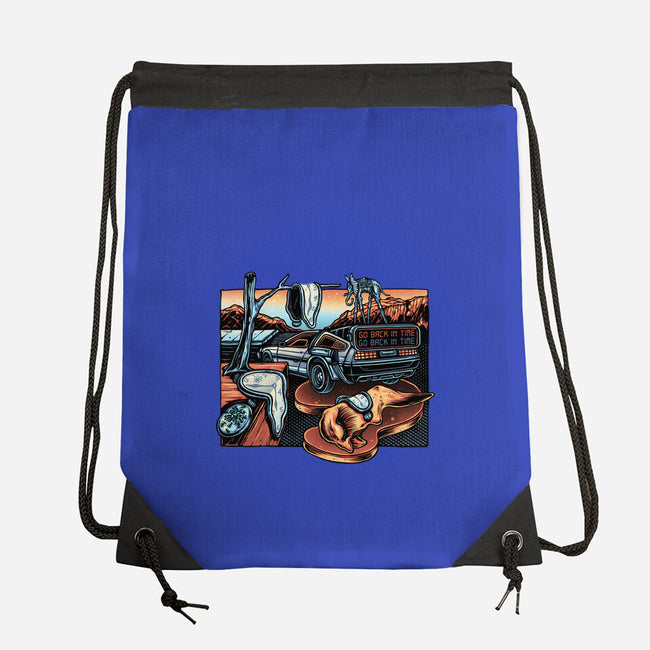 The Persistence Of Time Travel-None-Drawstring-Bag-glitchygorilla