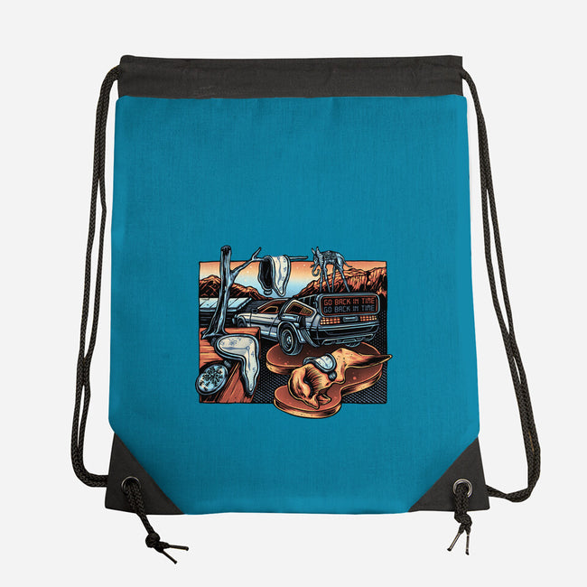 The Persistence Of Time Travel-None-Drawstring-Bag-glitchygorilla