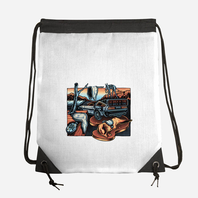 The Persistence Of Time Travel-None-Drawstring-Bag-glitchygorilla