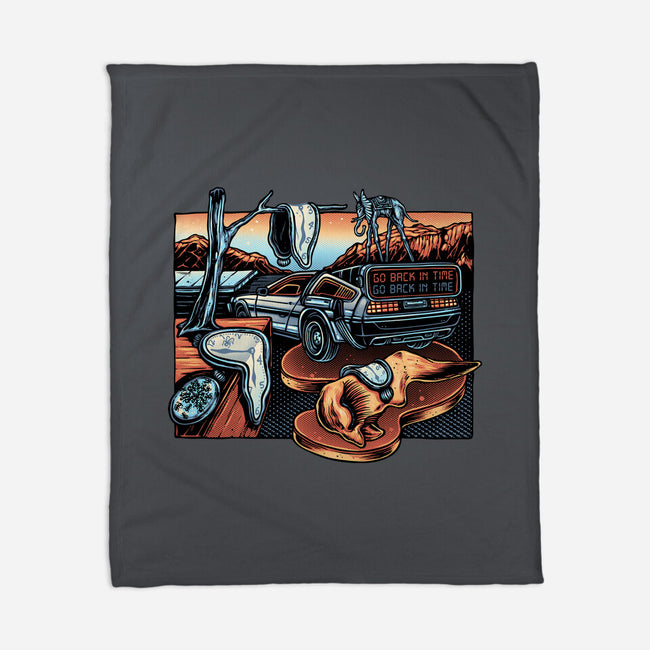 The Persistence Of Time Travel-None-Fleece-Blanket-glitchygorilla