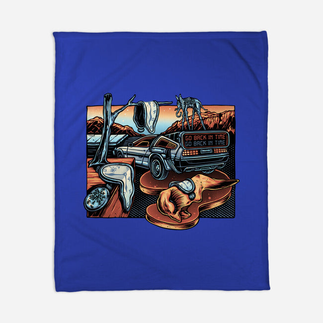The Persistence Of Time Travel-None-Fleece-Blanket-glitchygorilla