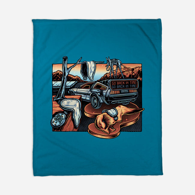 The Persistence Of Time Travel-None-Fleece-Blanket-glitchygorilla