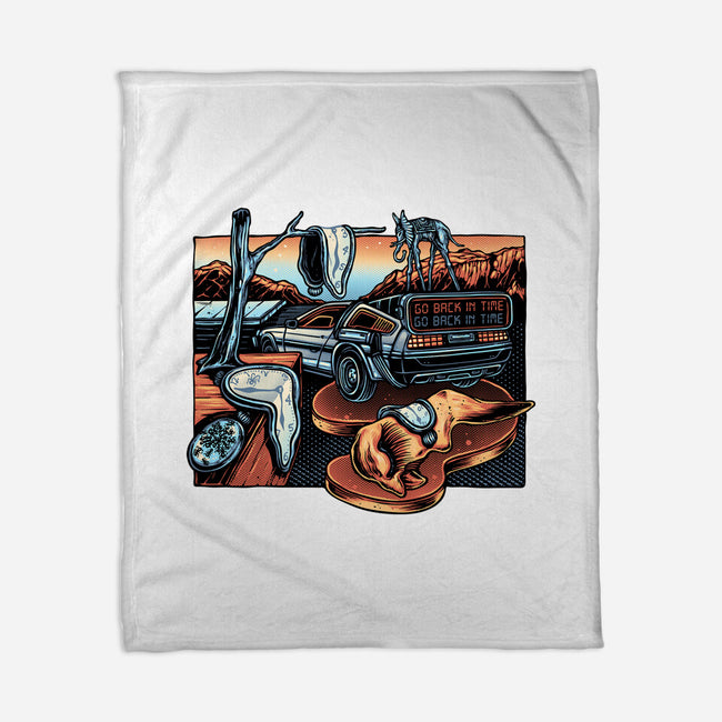 The Persistence Of Time Travel-None-Fleece-Blanket-glitchygorilla