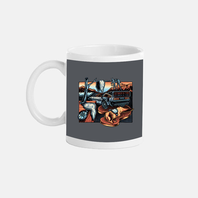 The Persistence Of Time Travel-None-Mug-Drinkware-glitchygorilla