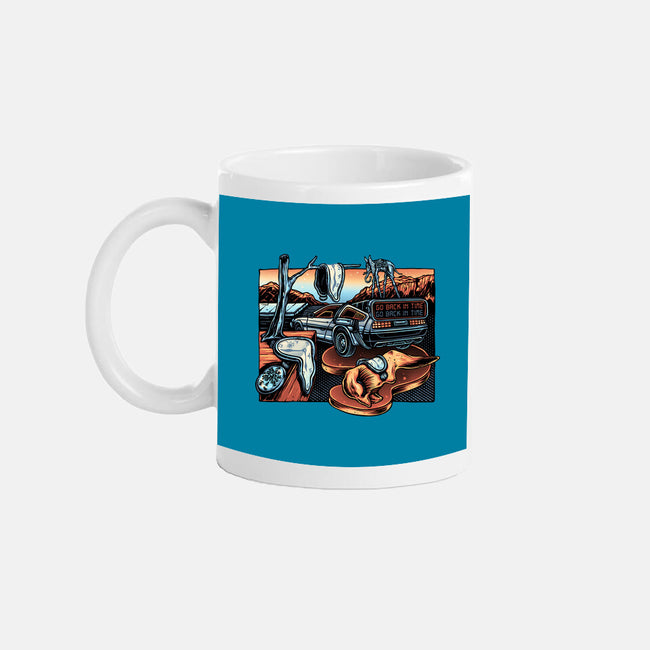 The Persistence Of Time Travel-None-Mug-Drinkware-glitchygorilla