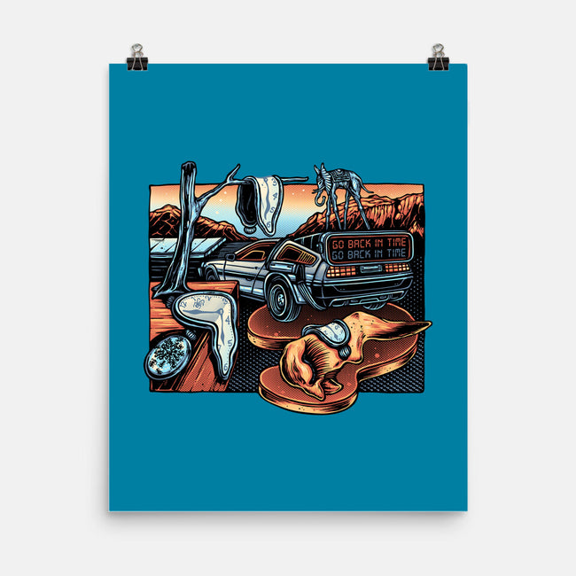 The Persistence Of Time Travel-None-Matte-Poster-glitchygorilla
