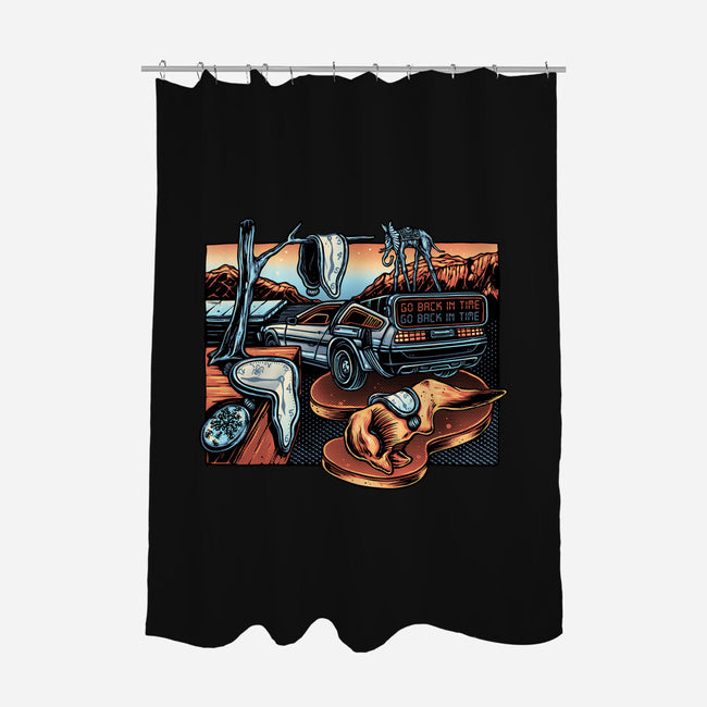The Persistence Of Time Travel-None-Polyester-Shower Curtain-glitchygorilla