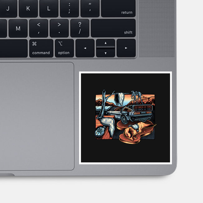 The Persistence Of Time Travel-None-Glossy-Sticker-glitchygorilla