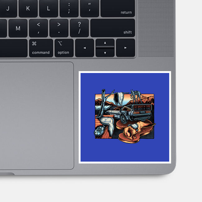 The Persistence Of Time Travel-None-Glossy-Sticker-glitchygorilla