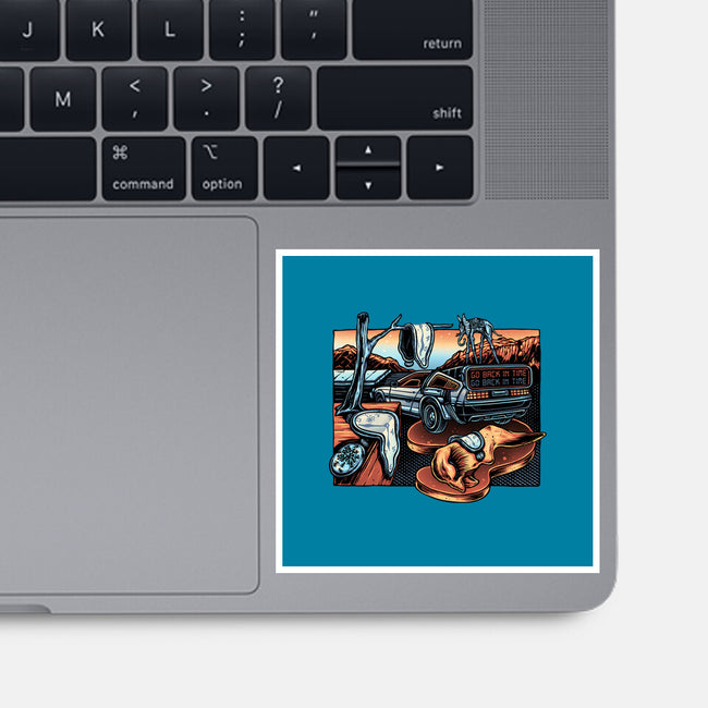 The Persistence Of Time Travel-None-Glossy-Sticker-glitchygorilla