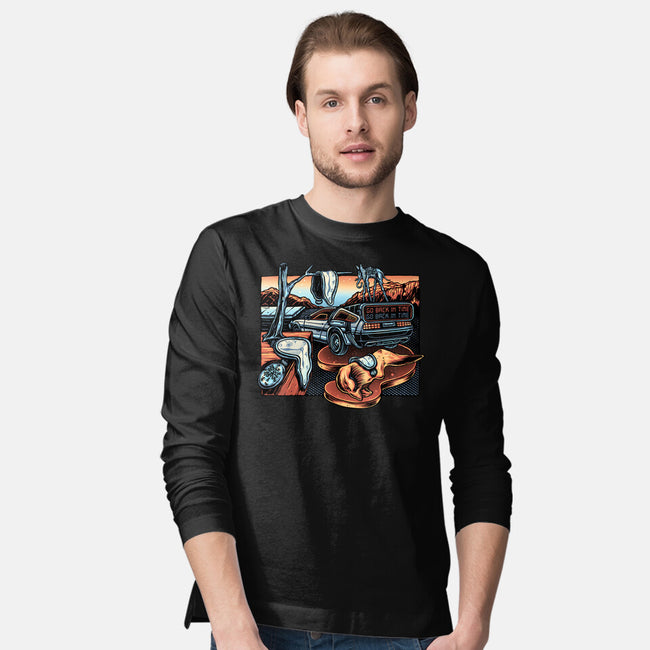 The Persistence Of Time Travel-Mens-Long Sleeved-Tee-glitchygorilla