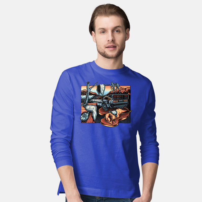 The Persistence Of Time Travel-Mens-Long Sleeved-Tee-glitchygorilla