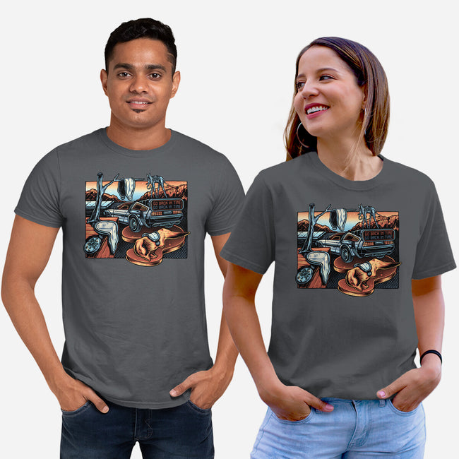 The Persistence Of Time Travel-Unisex-Basic-Tee-glitchygorilla