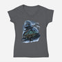 Clan Mudhorn-Womens-V-Neck-Tee-rmatix
